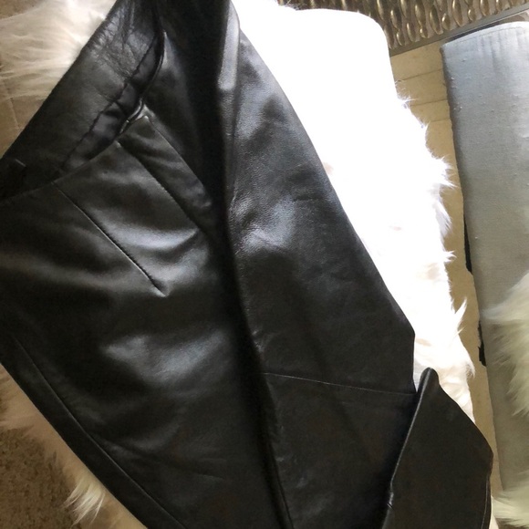 Sleek and sexy Genuine Leather Bootcut Pant - Picture 8 of 8